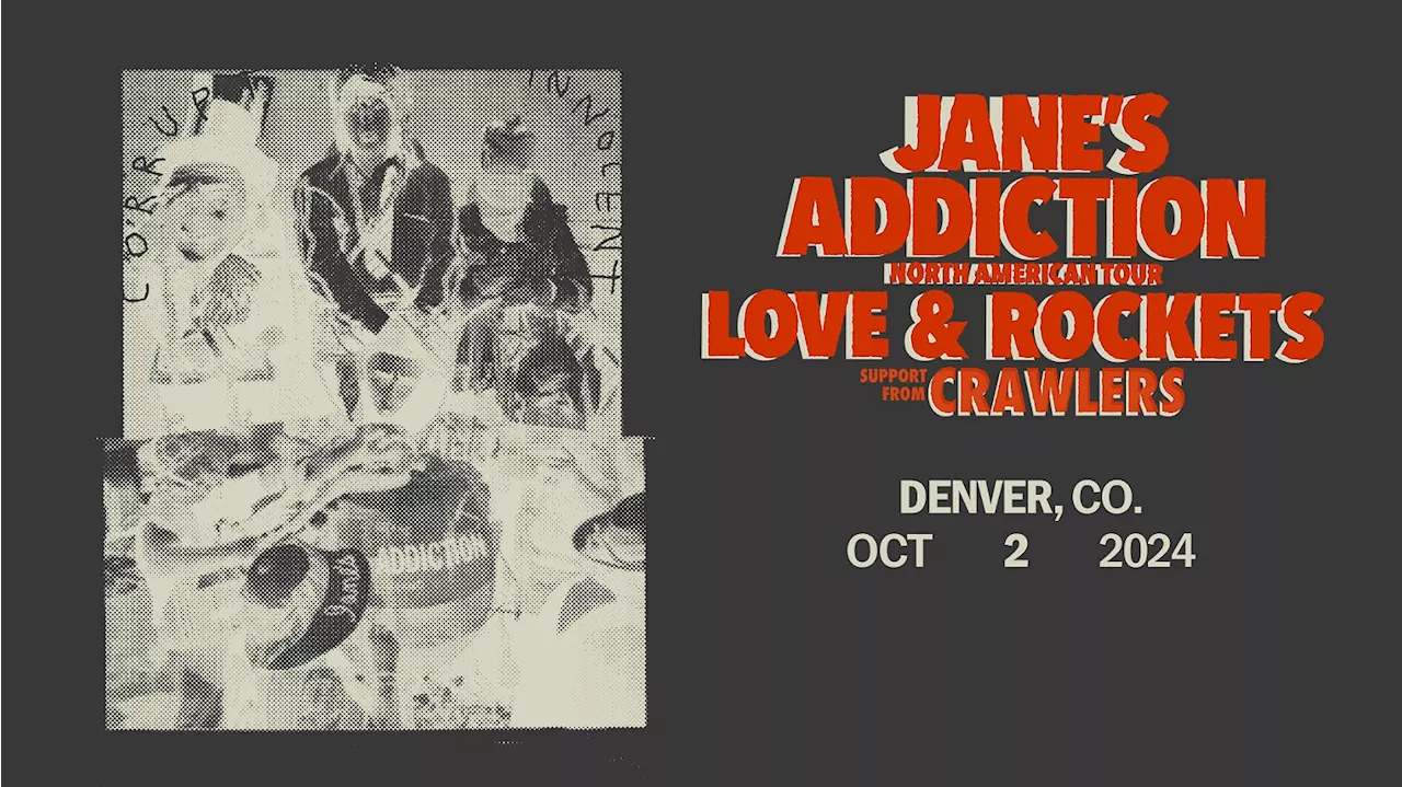 Enter to Win Two Tickets to Jane's Addiction & Love and Rockets at the Fillmore!