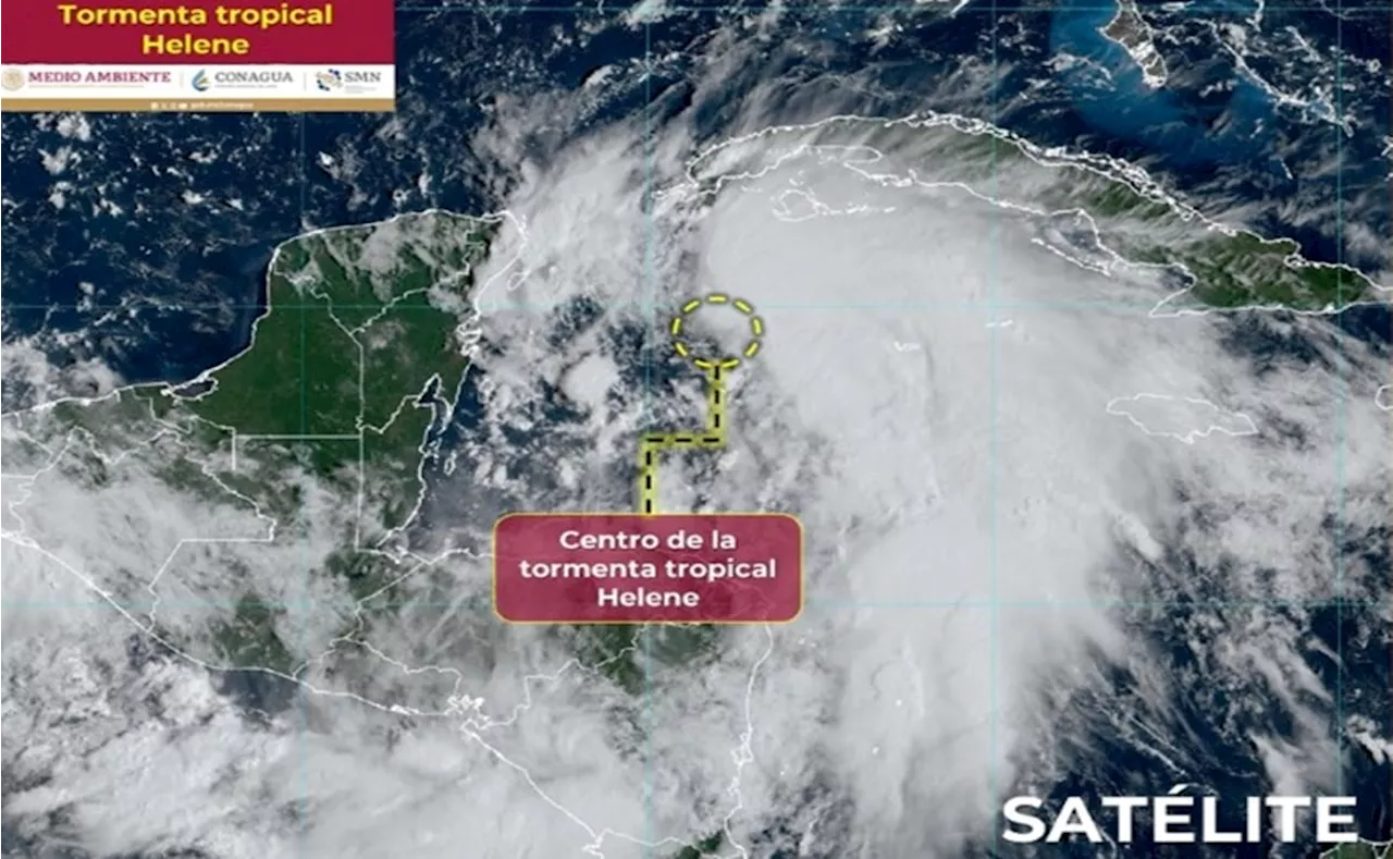 Declaran Alerta Amarilla en 4 municipios de Quintana Roo por avance de tormenta tropical Helene