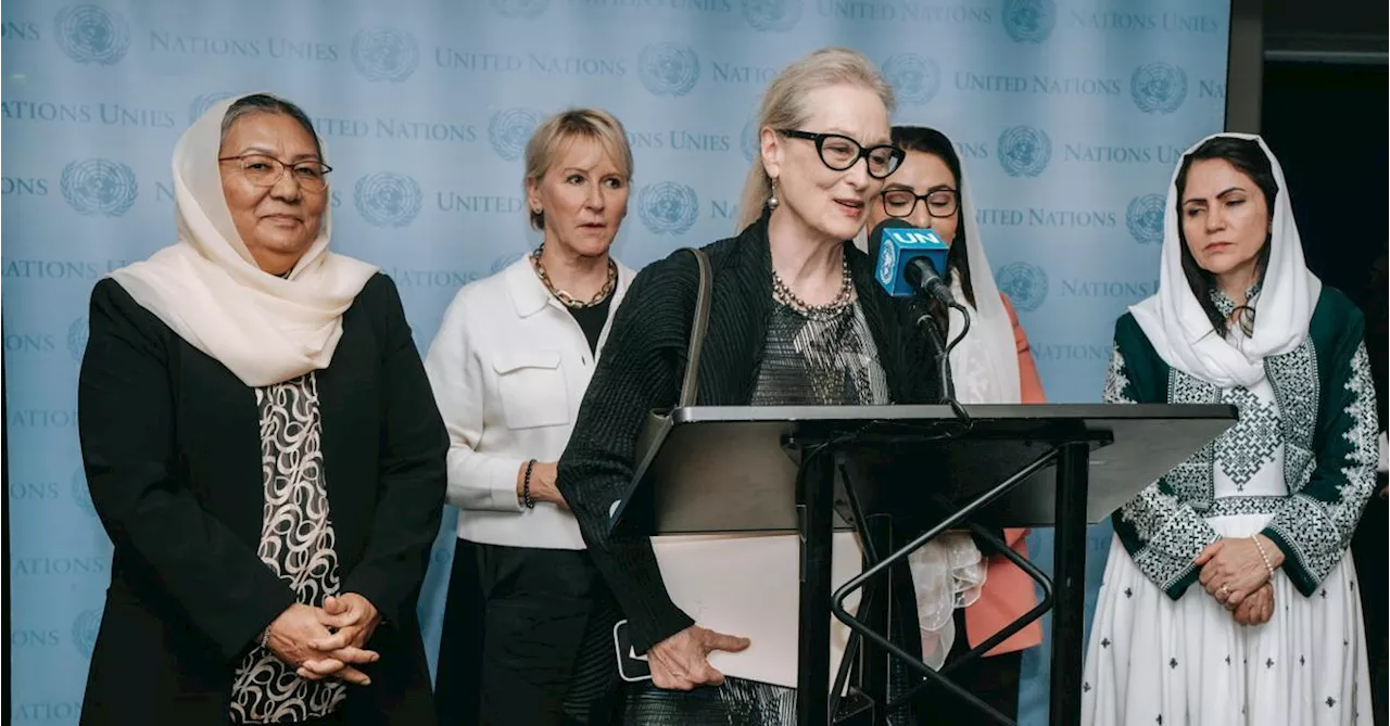 Meryl Streep denuncia ante la ONU la situación de las mujeres en Afganistán: 'Una ardilla tiene más derechos que una niña'