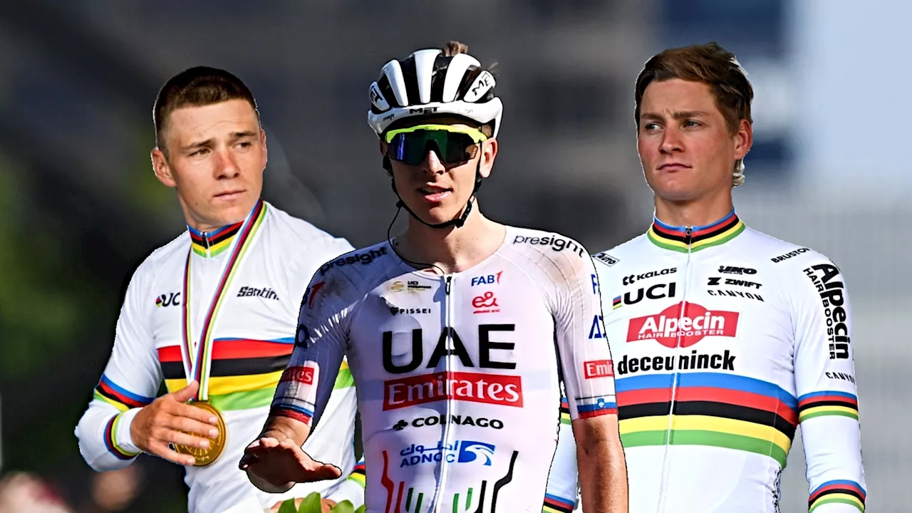 Remco Evenepoel, Tadej Pogacar, Mathieu Van der Poel : Trois favoris, trois routes vers le maillot arc-en-ciel