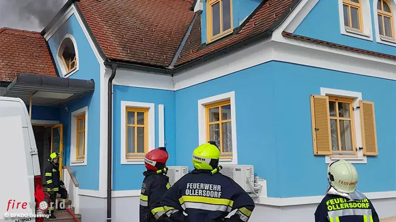 Bgld: Akkubrand sorgt für starke Rauchentwicklung in Wohnhauszimmer in Ollersdorf