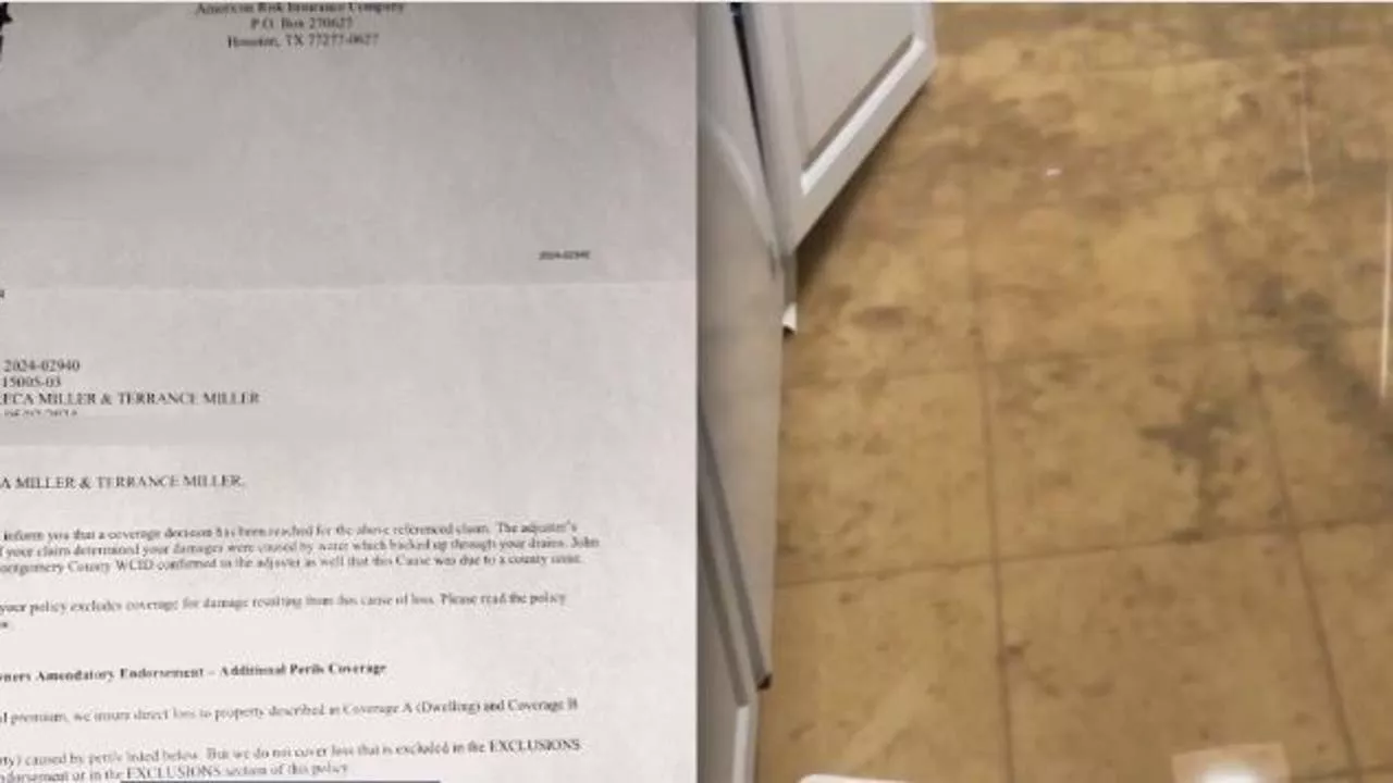 Montgomery County family's home flooded with neighborhood's sewage, water district denies responsibility