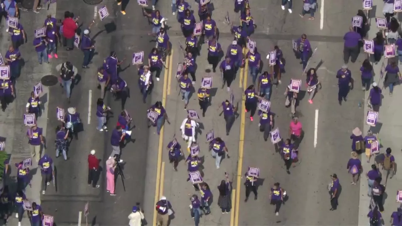 LA County workers vote to authorize strike; Thousands could walk out next month