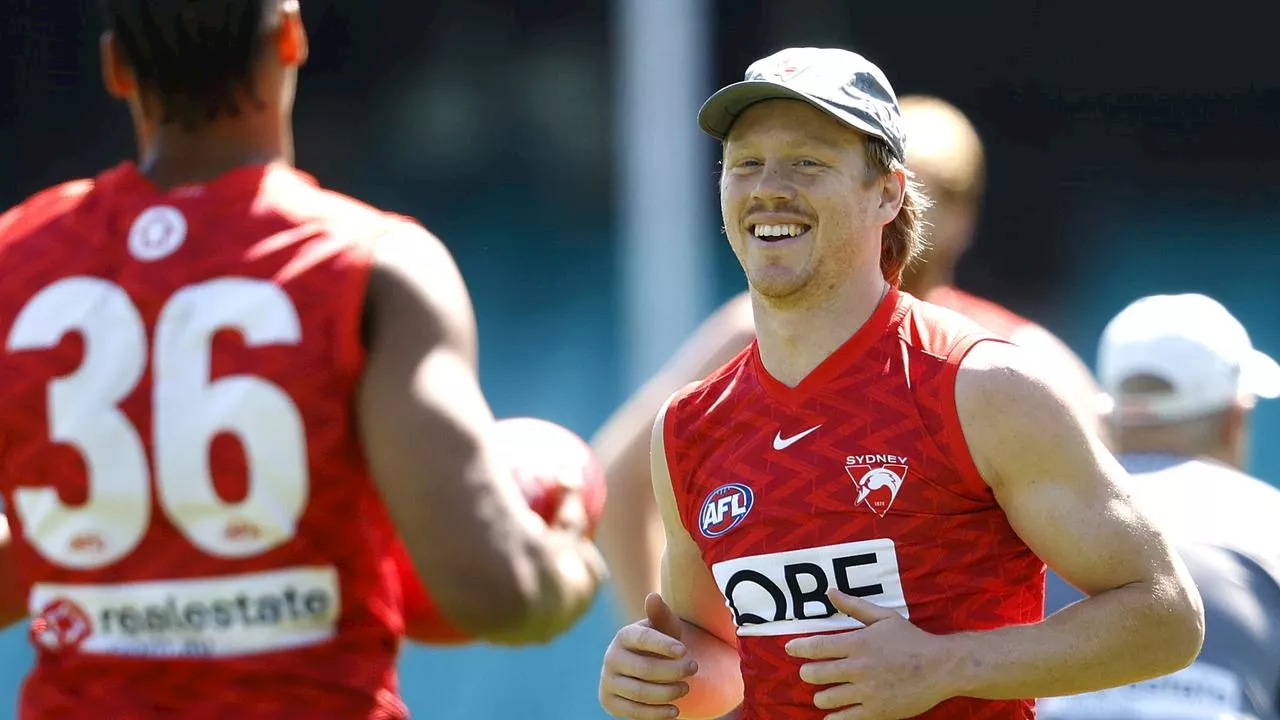 ‘100 per cent intensity’: Swans coach reveals skipper’s strict deadline to prove GF fitness