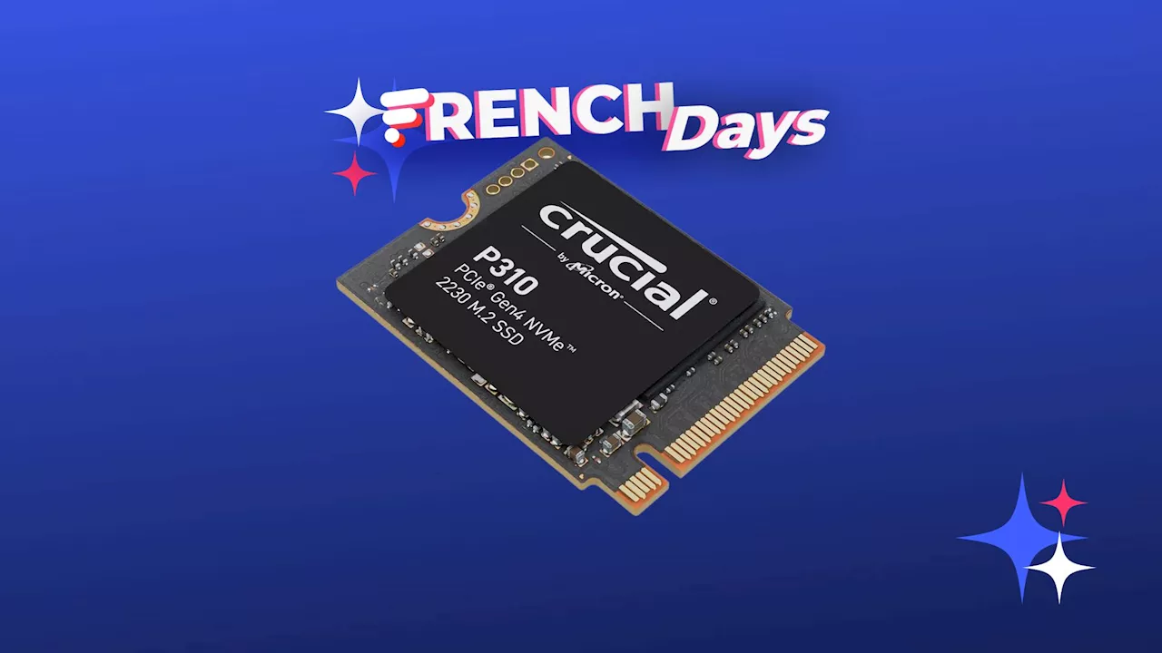 Ce SSD 1 To compatible Steam Deck est encore moins cher pendant les French Days