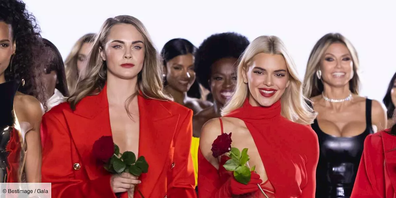 – Kendall Jenner et Cara Delevigne flamboyantes au défilé L’Oréal Paris : les tops font le show