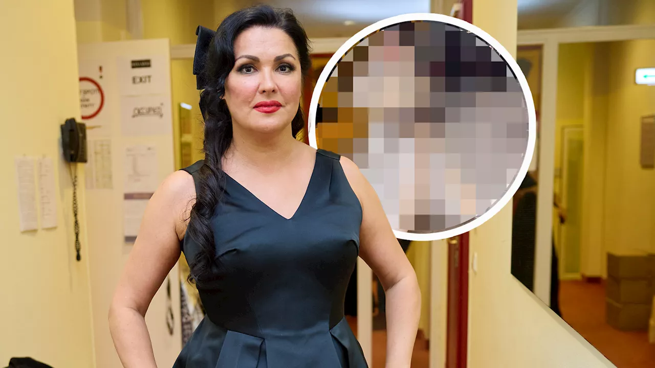 Sängerin komplett verschleiert - Bizarr! Anna Netrebko verstört Fans mit Maschinengewehr