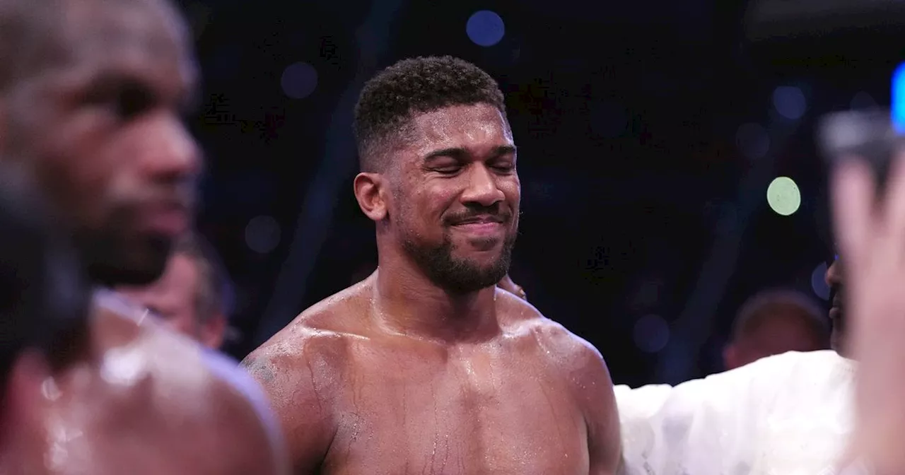 Anthony Joshua's questionable behaviour moments before Daniel Dubois fight