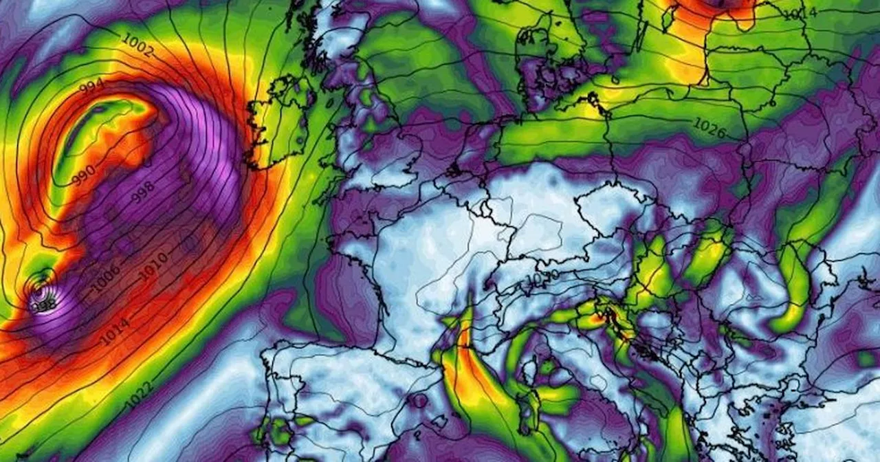 Dramatic weather maps show monster storm threat as Met Eireann weighs in