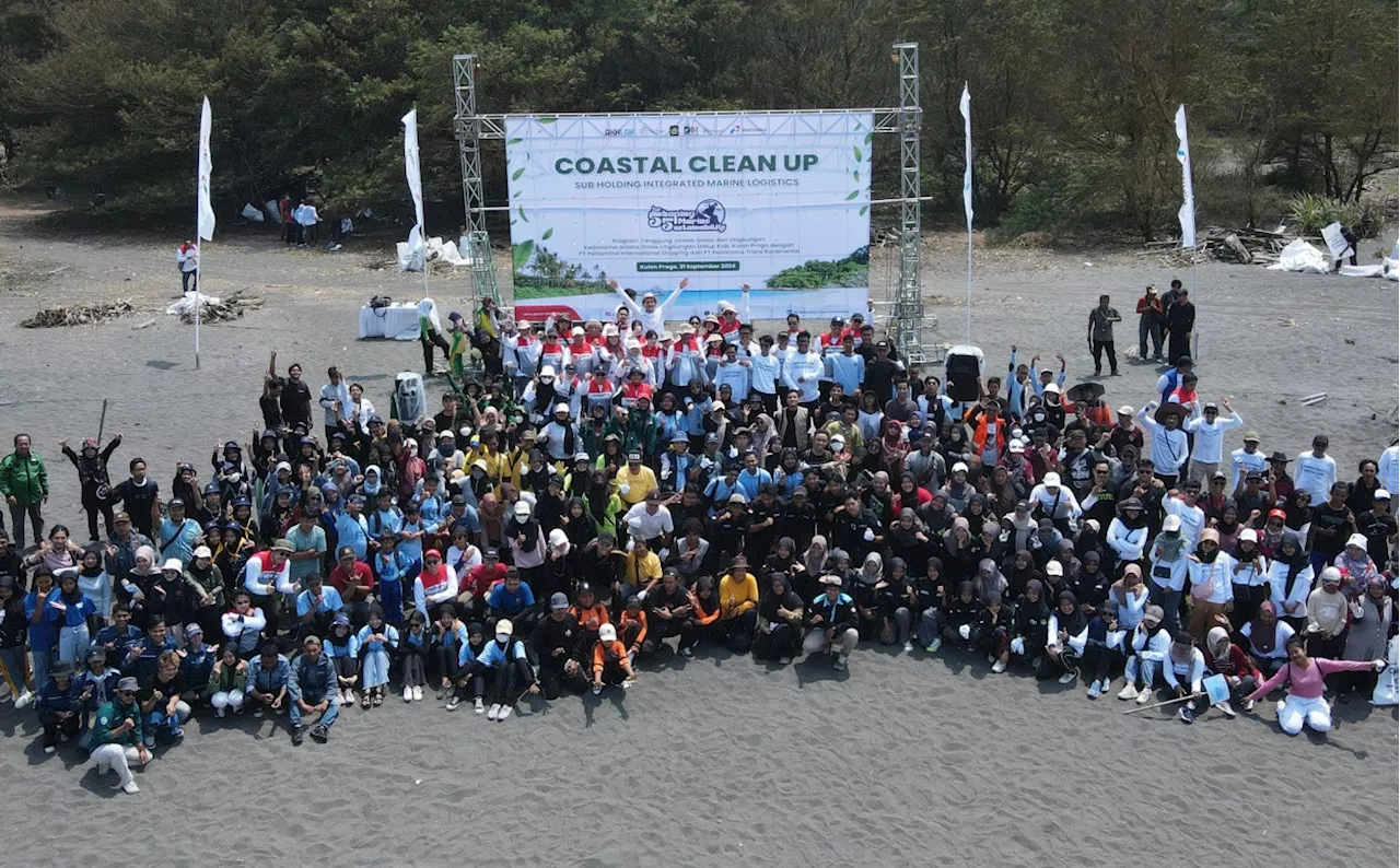 Gelar Coastal Clean Up, PTK Berhasil Kumpulkan 28 Ton Sampah di Yogyakarta