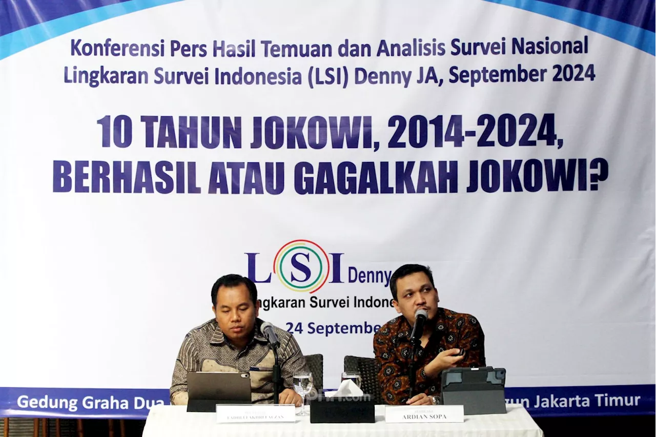 Survei LSI Denny JA: 10 Tahun Jokowi, 2014-2024, Berhasil Atau Gagalkah Jokowi?