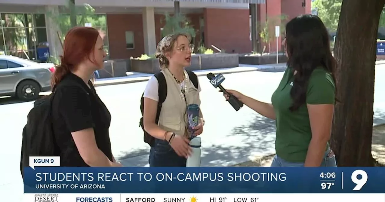 University of Arizona students react to Sunday night's deadly shooting