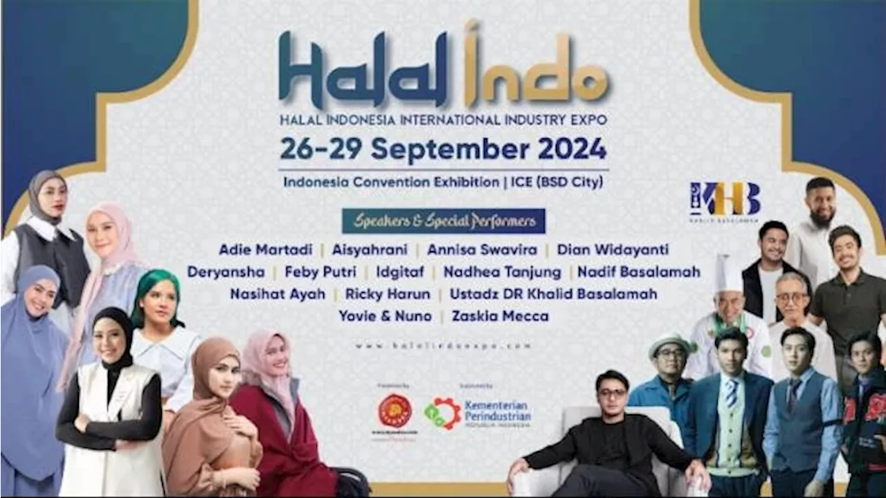 Halal Indo Expo Siap Digelar di ICE BSD Tangerang pada 26-29 September 2024