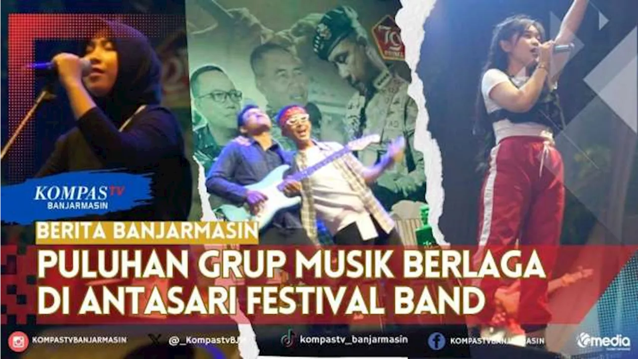 Sambut HUT Ke-79 , TNI di Kalsel Gelar Antasari Festival Band Nasional yang Diikuti Puluhan Band