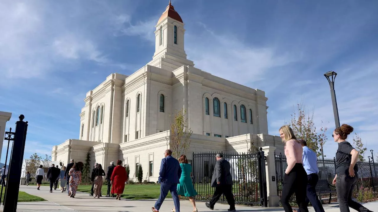 Deseret Peak Utah Temple open house begins, marking Church of Jesus Christ's 200th temple