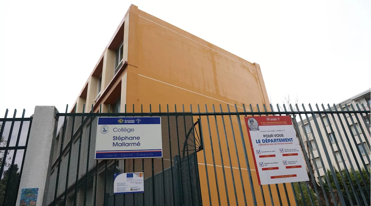 Marseille : le collège Mallarmé, à la Rose (13e) fermé après la découverte d'impacts de balles