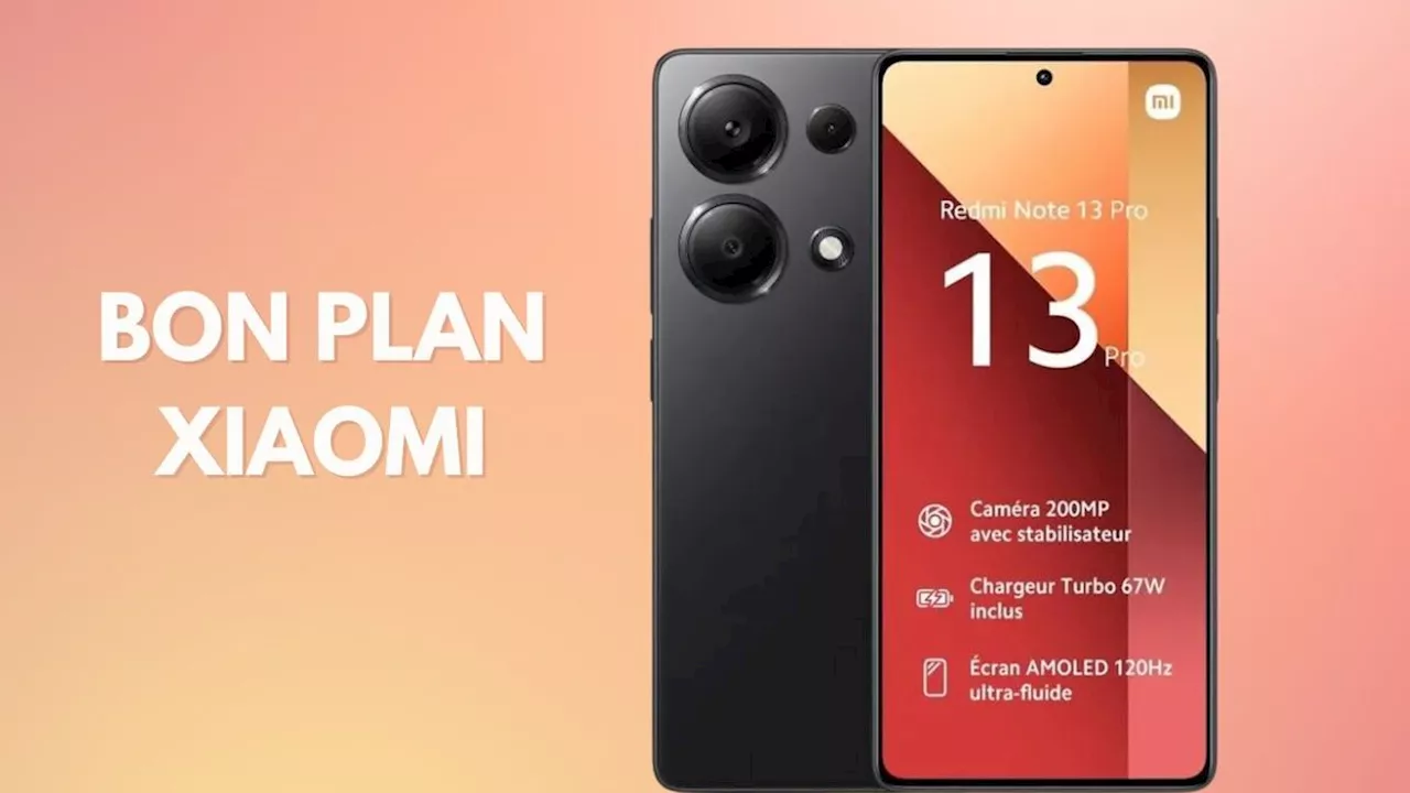 Avec ce prix réduit, le smartphone Xiaomi Redmi Note 13 Pro ne peut que vous convaincre