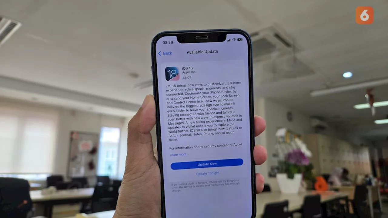 iOS 18 Disebut Bikin Masa Pakai Baterai iPhone Lebih Panjang