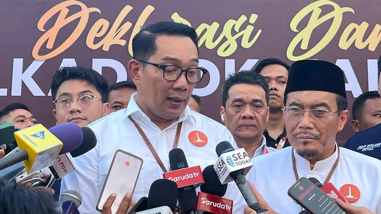 Ridwan Kamil-Suswono Bakal Blusukan ke Tokoh hingga Fokus Jangkau Gen Z Saat Kampanye