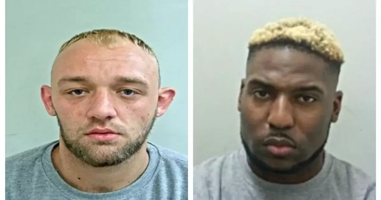 Faces of wanted Lancashire men who have spent weeks on the run