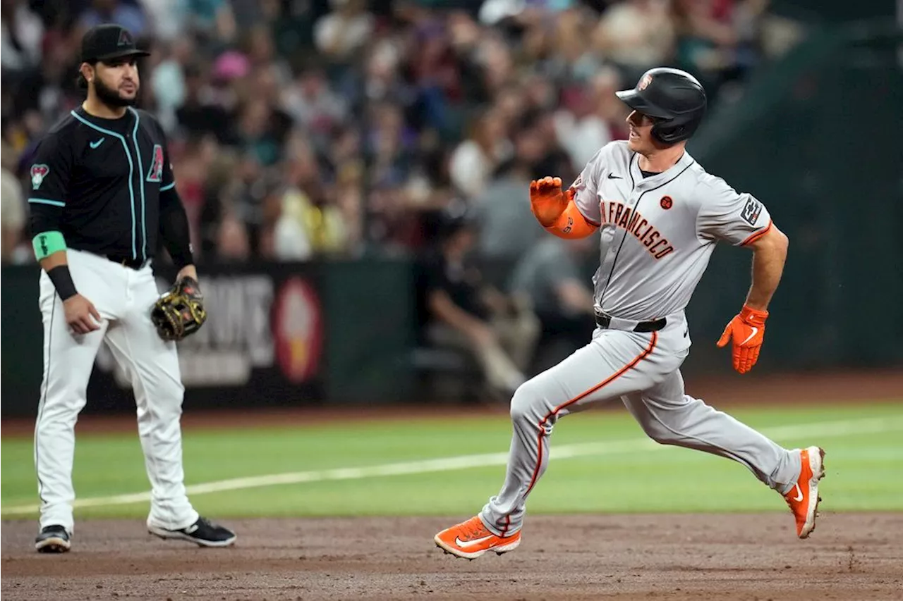 Chapman’s inside-the-park HR lifts Giants past Diamondbacks