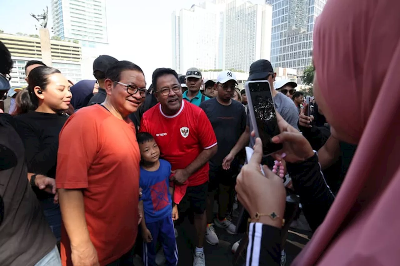 Pramono Anung akan Rutin Olahraga di CFD saat Masa Kampanye