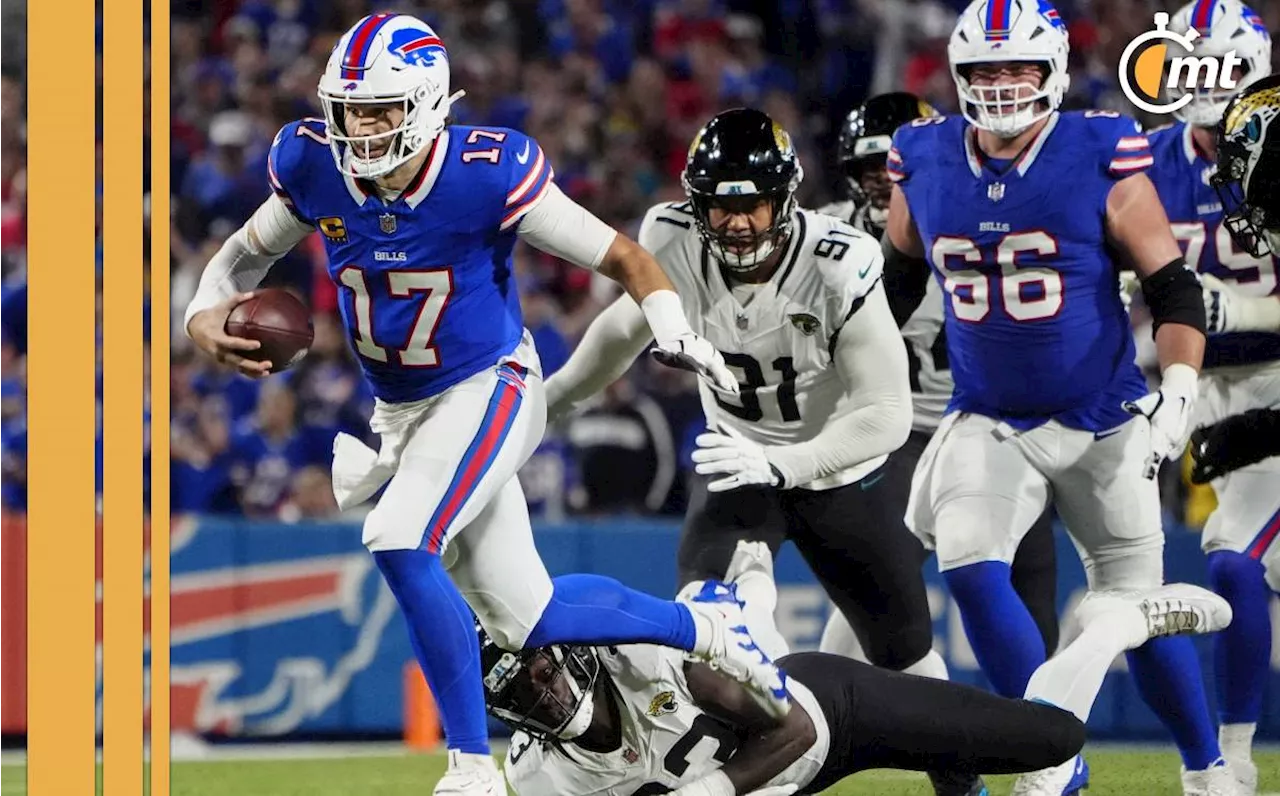 ¡Mucha pieza! Buffalo Bills receta tremenda paliza a los Jaguars y mantienen invicto