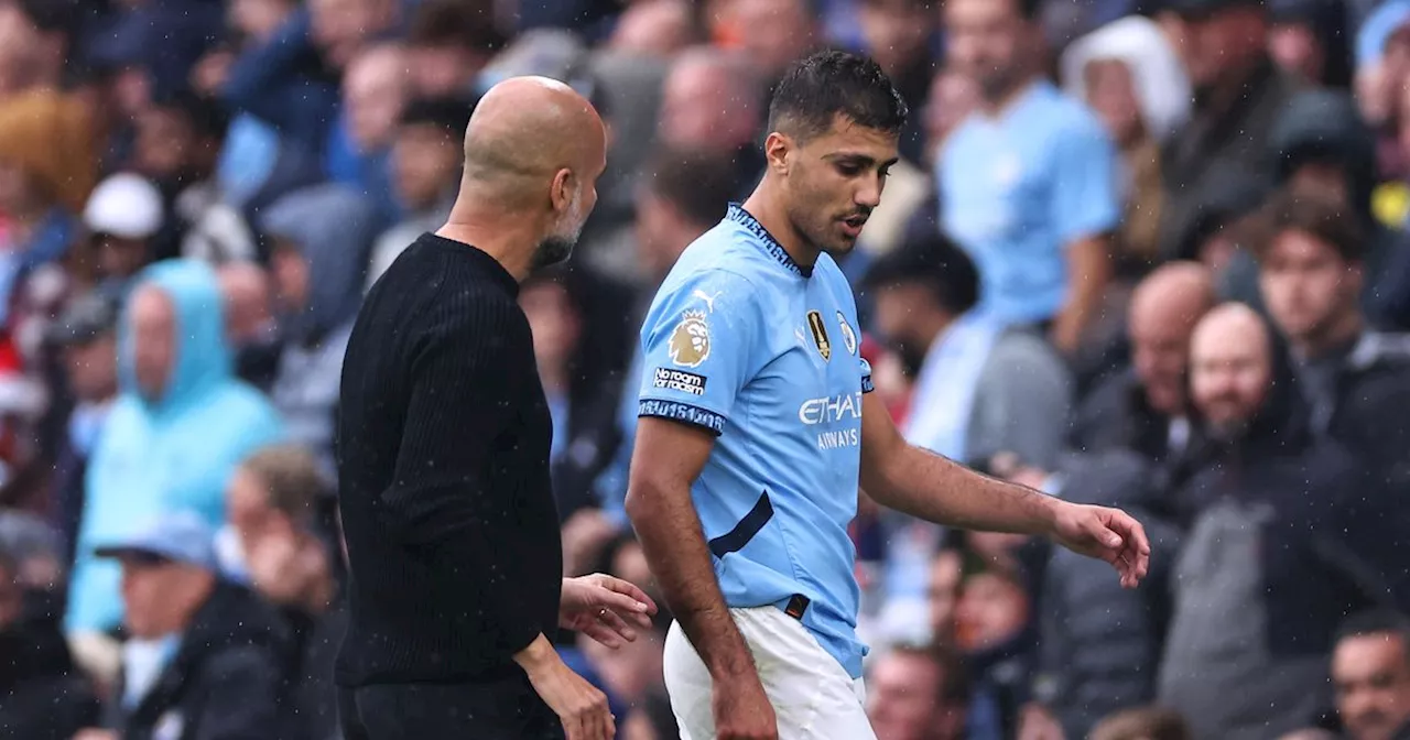 Man City handed Rodri injury blow - Three ways Guardiola could line up without him