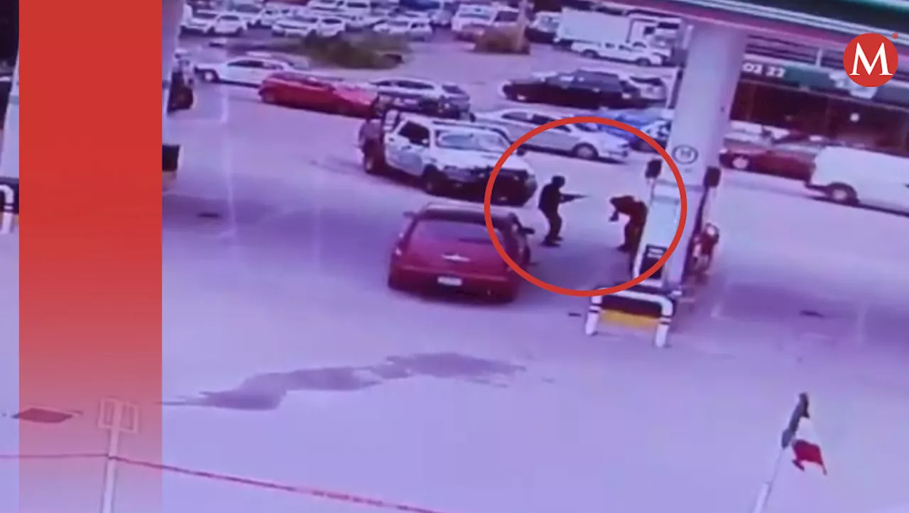 Filtran VIDEO en que mujer es baleada por su ex novio frente a policías en Puebla