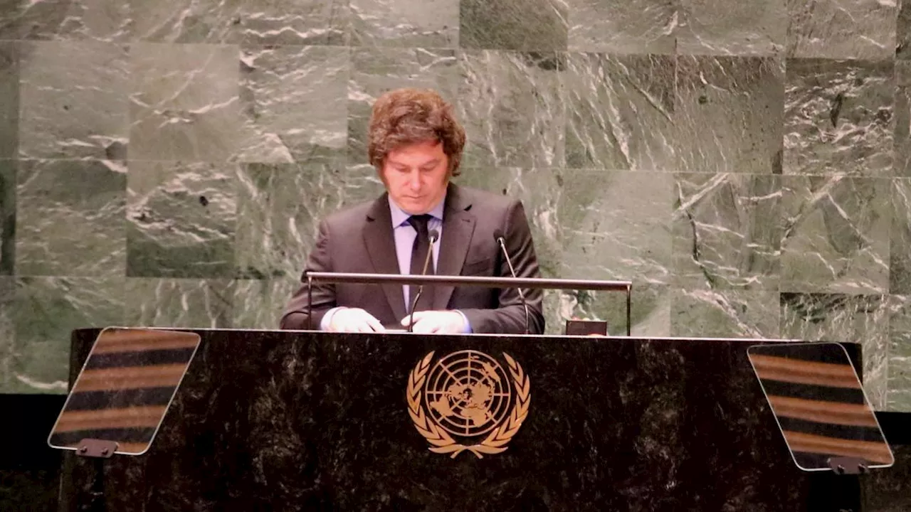 Javier Milei debutó en la Asamblea de las Naciones Unidas con un duro discurso contra la ONU