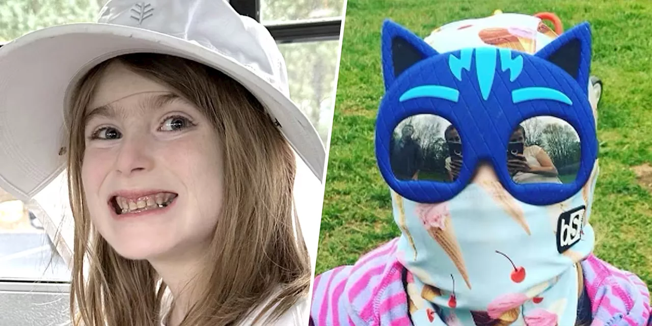 She Can't Play Outside Because Of A Rare Disorder That Makes The Sun Dangerous