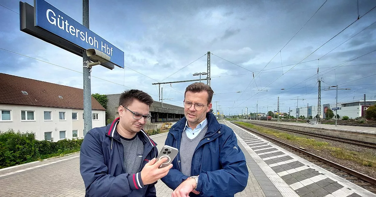 „Wird immer abenteuerlicher“: Die Bahn verzichtet auf Halt im Gütersloher Hauptbahnhof