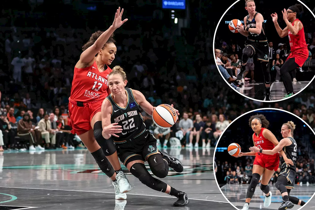 Courtney Vandersloot adjusting to rare minutes off bench after Liberty's Game 1 lineup switch