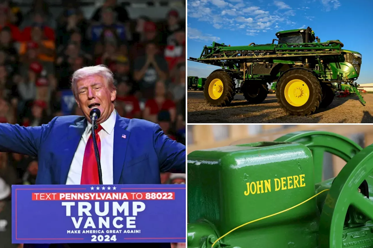 Trump threatens John Deere with 200% tariff if it moves production to Mexico