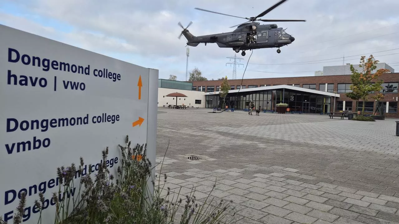 Militaire oefening op school: burgemeester en schoolbestuurder 'gegijzeld'