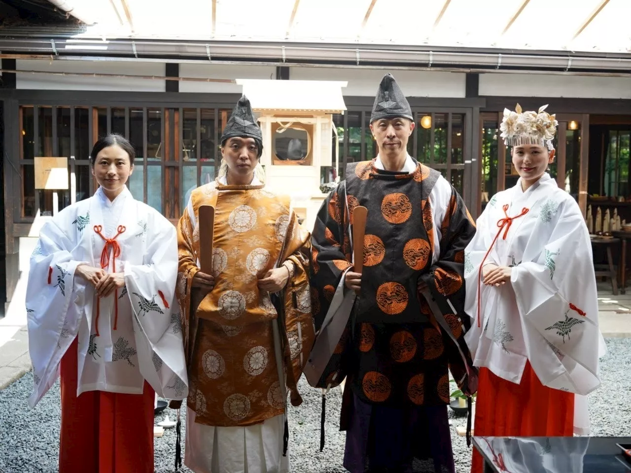 〈開催レポート〉落合陽一氏が9月14日、日下部民藝館で'ヌルの神様'を祀る神社創建と神おろしの儀式を初めて執り行う