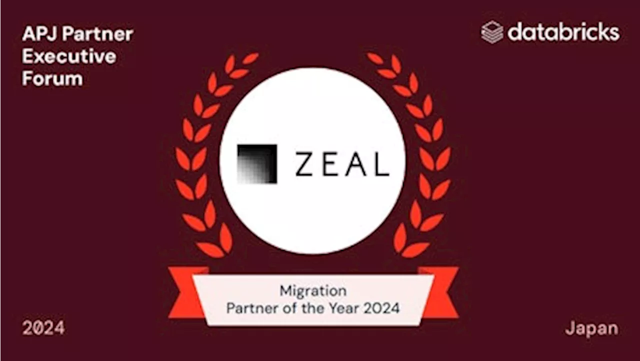 ジール、データブリックスの「Databricks APJ Partner Executive Forum」において「APJ Migration Partner of the Year 2024」を受賞