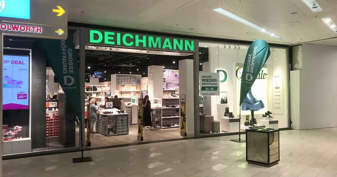 Deichmann-Store im Solinger Hofgarten nach Umbau wieder geöffnet