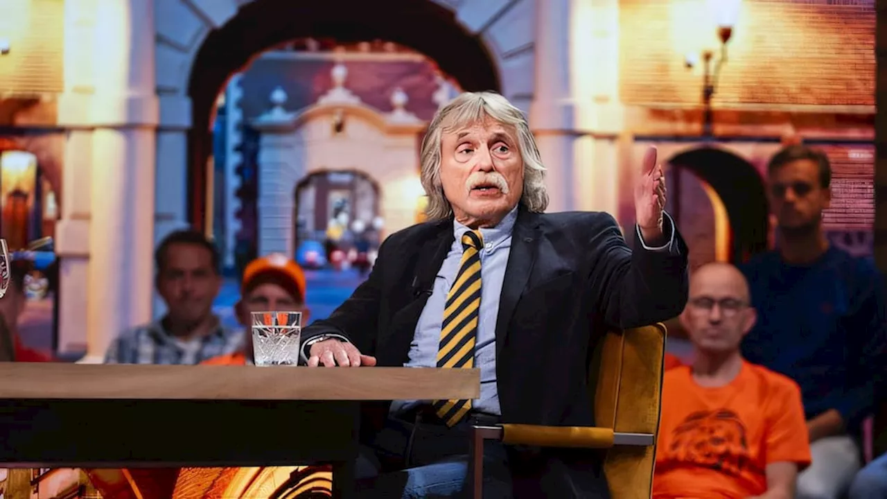 Johan Derksen blijft bij standpunt: 'Alles is kut hier behalve de kijkcijfers'