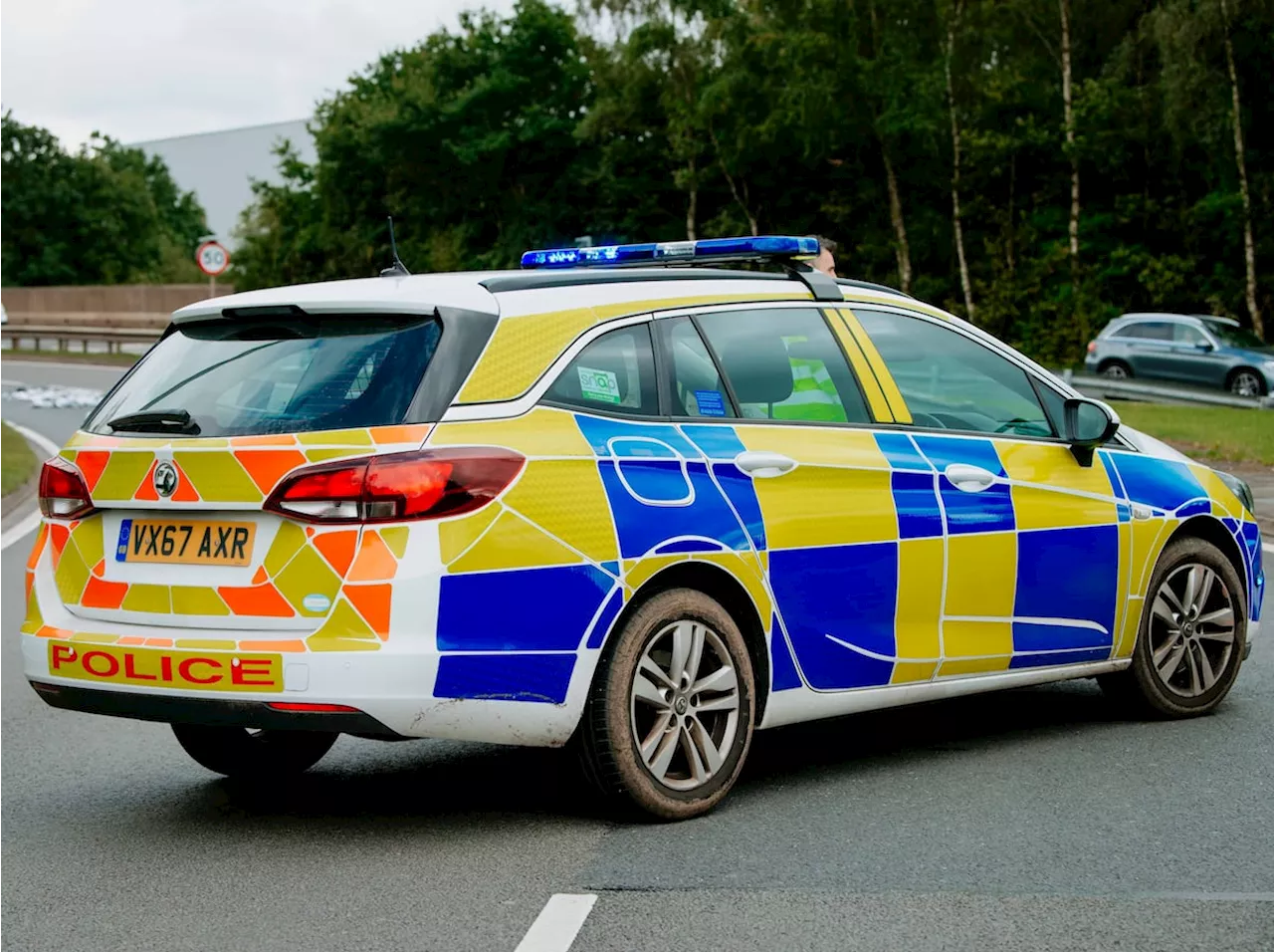 Man dies as van leaves road and crashes into field near Shropshire border village