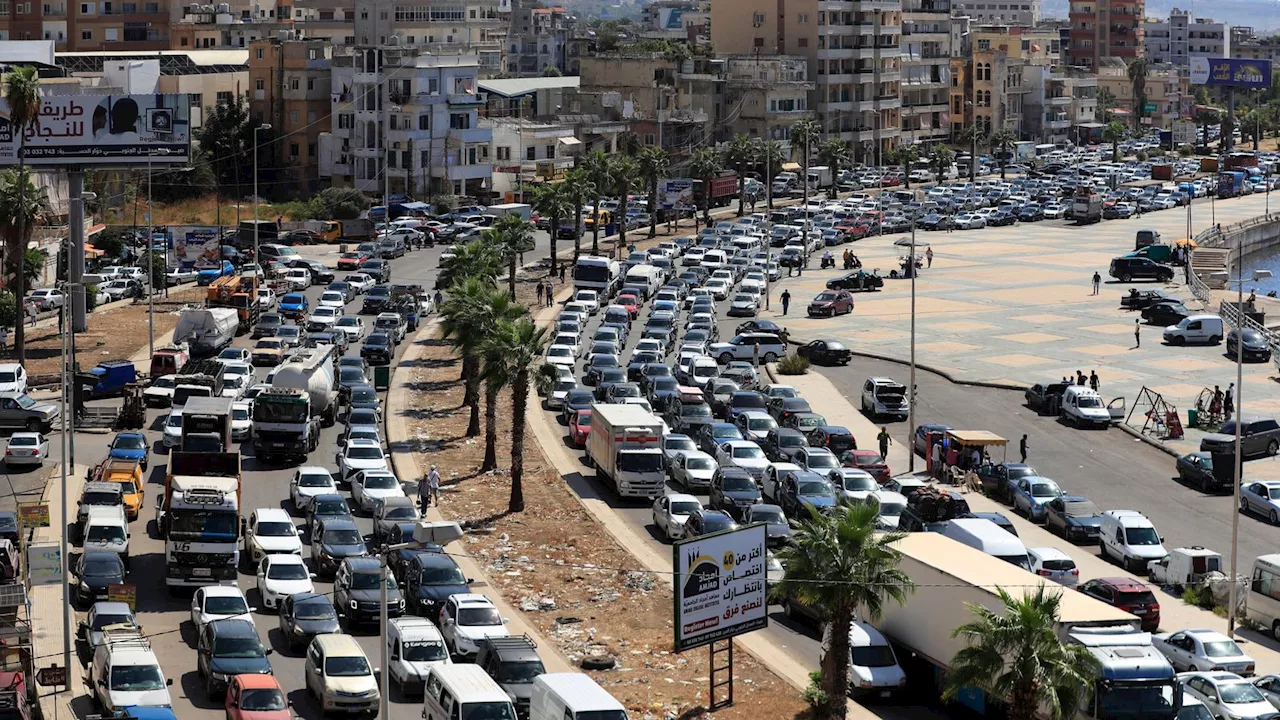 Israel-Hezbollah latest: Gridlock as thousands flee Israeli bombing of Lebanon