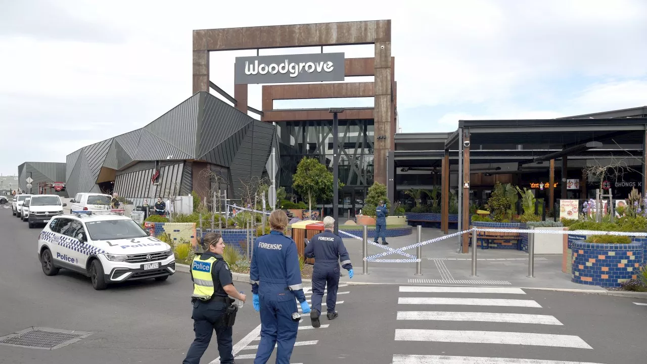 Teenage boy stabbed to death at shopping centre in Melbourne’s west