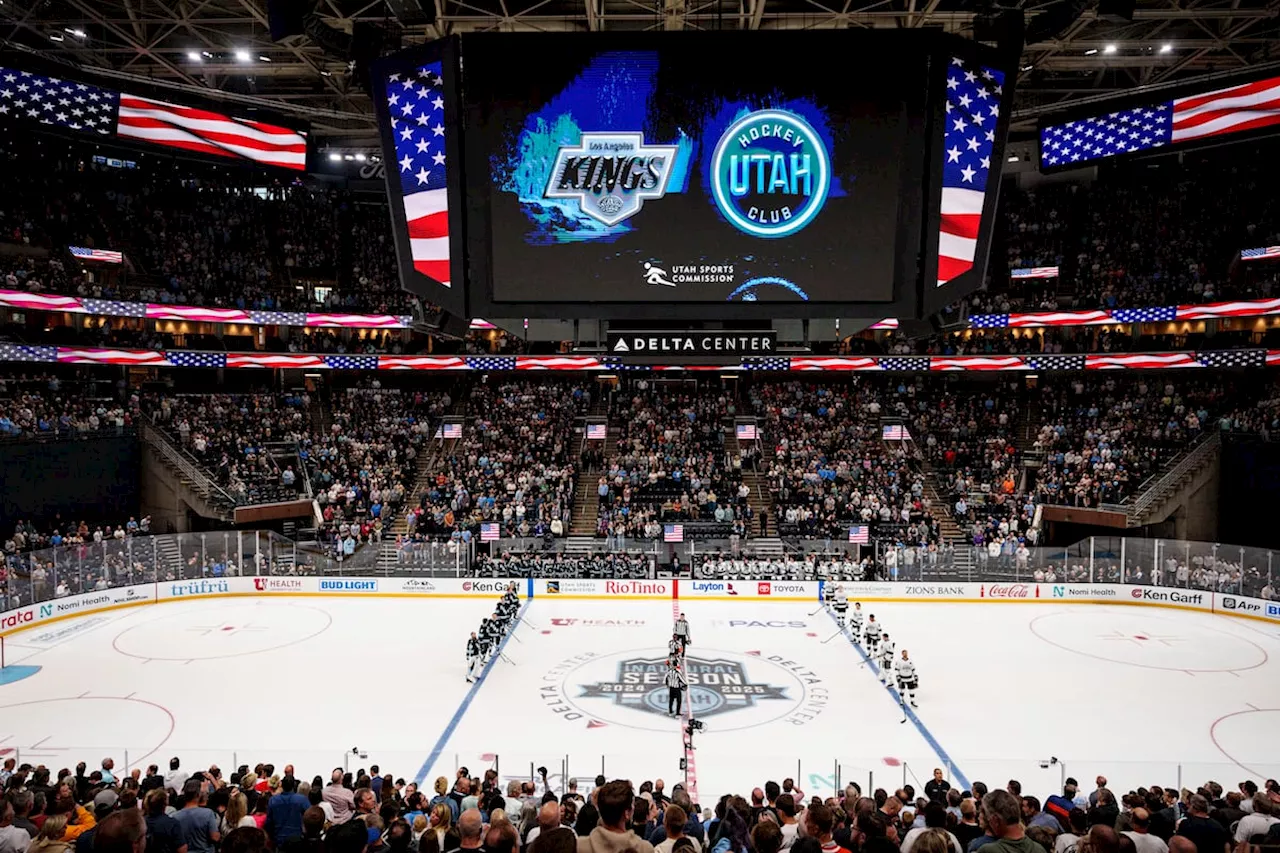 Utah Hockey Club wins for the first time on home ice