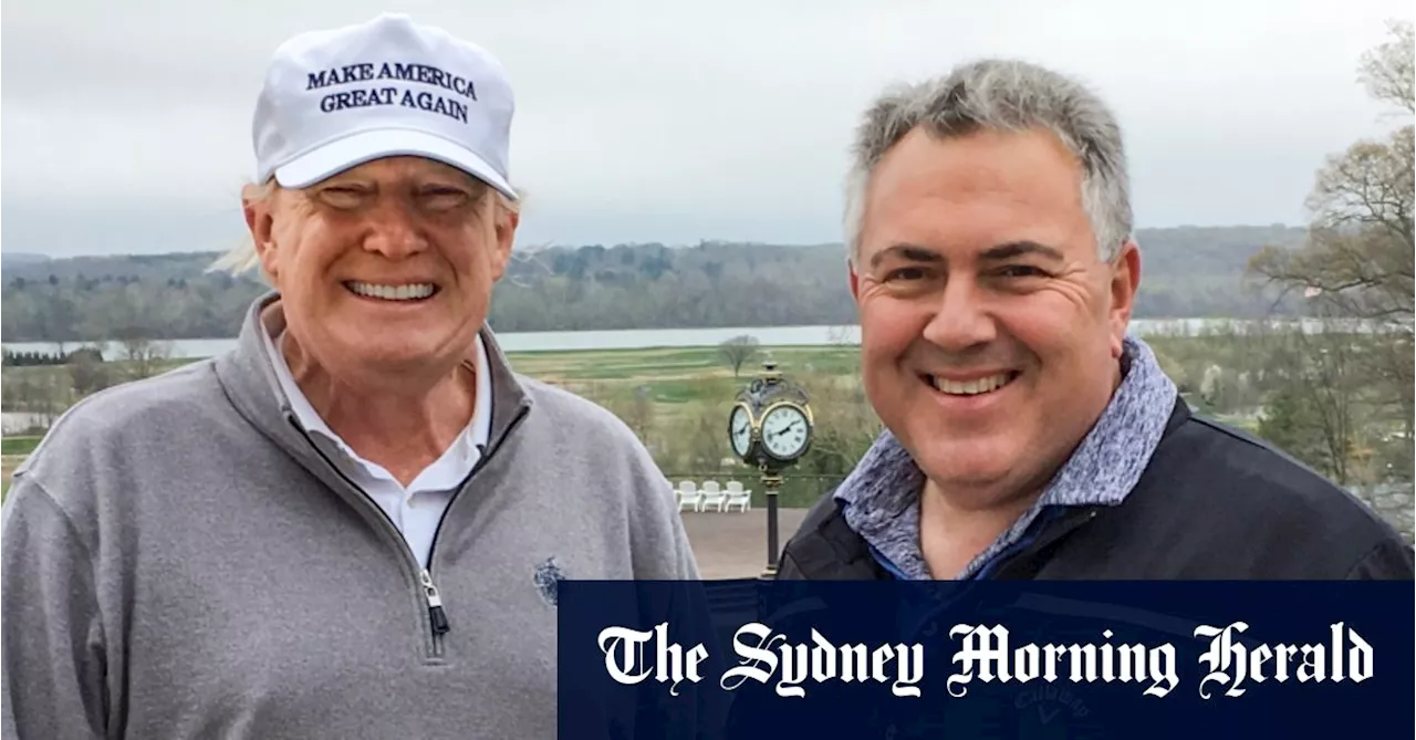 Joe Hockey back in Oz to talk Trump with Liberal moderates