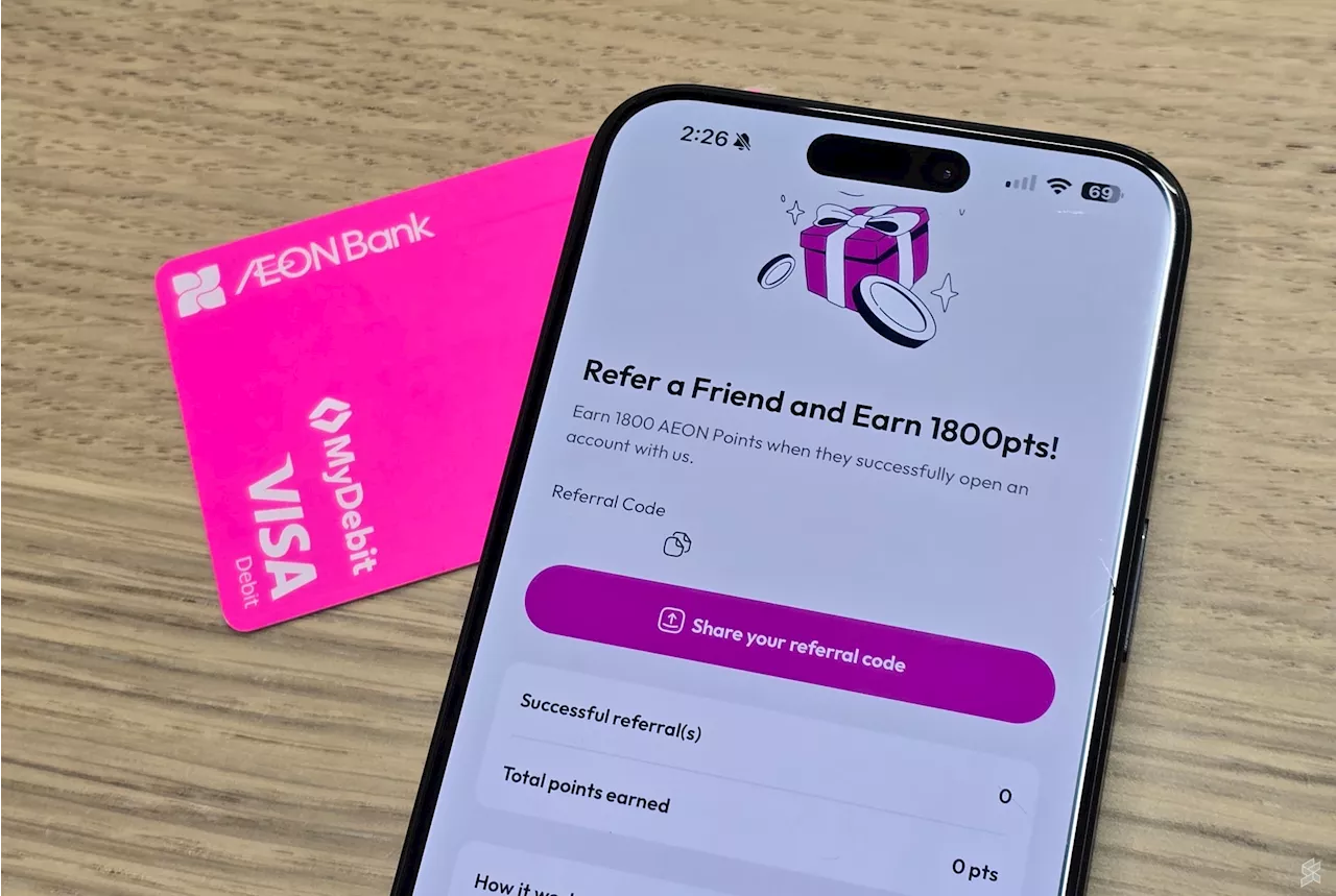 Aeon Bank Referral Programme, earn RM9 per referral