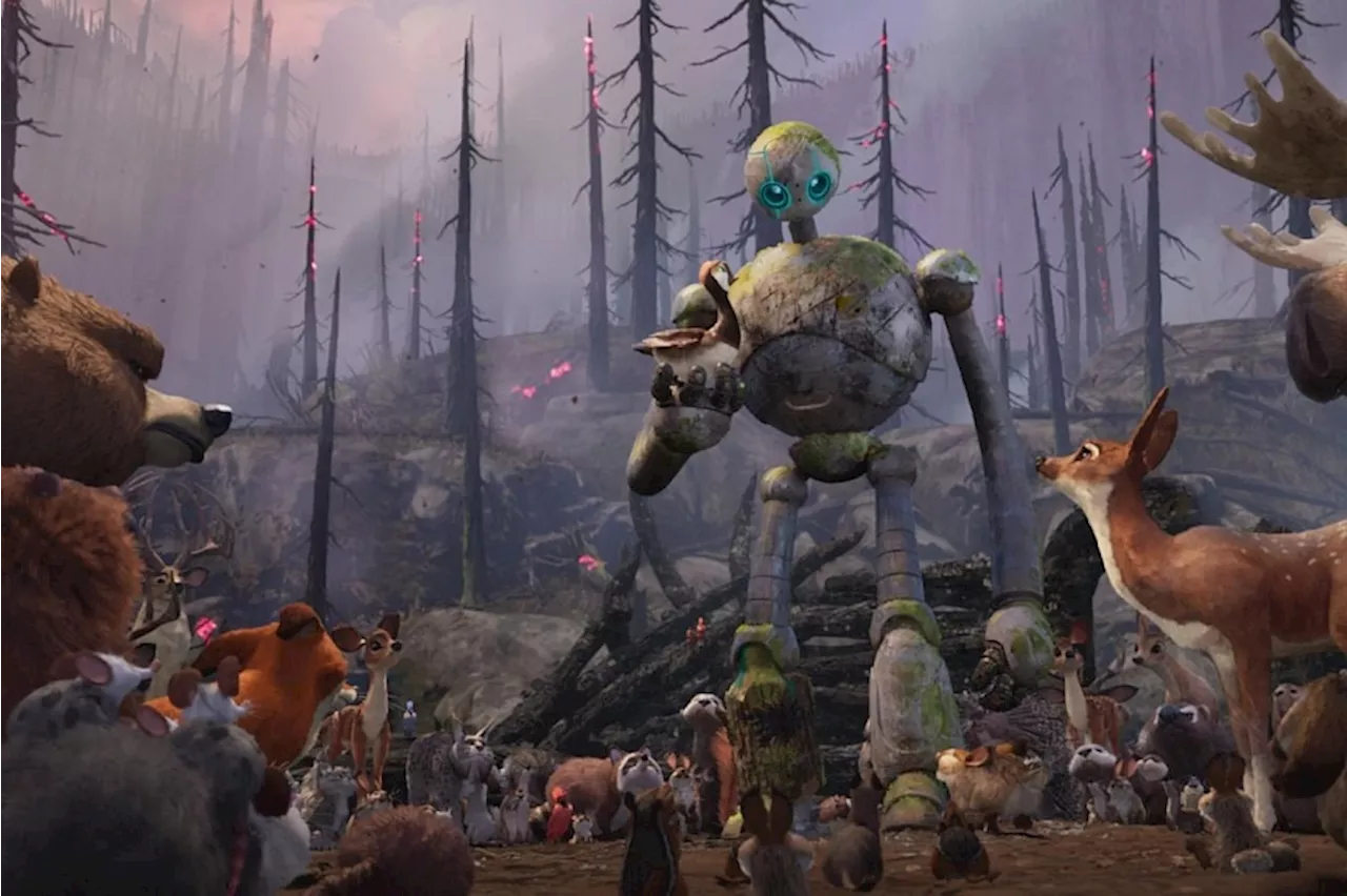DreamWorks Brings 'The Wild Robot' To Life With A Leaping, Whirling Protagonist