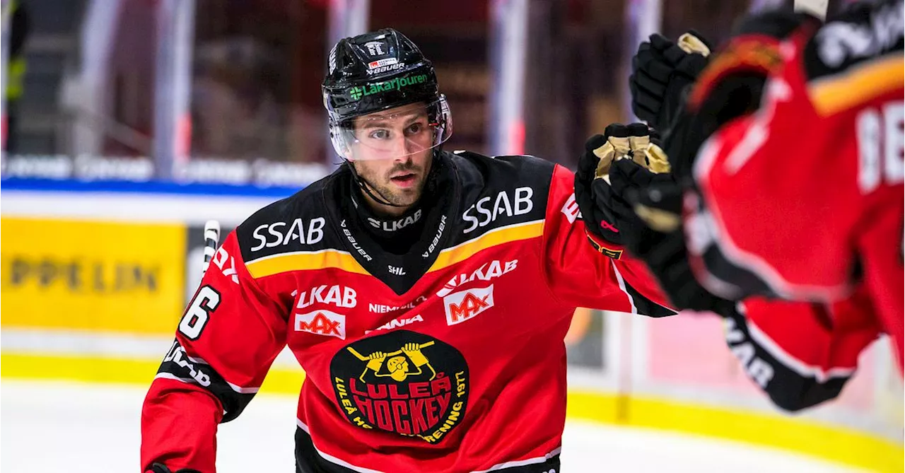 Ishockey: Luleå krossade Leksand – Mathias Bromé med första målet i klubben