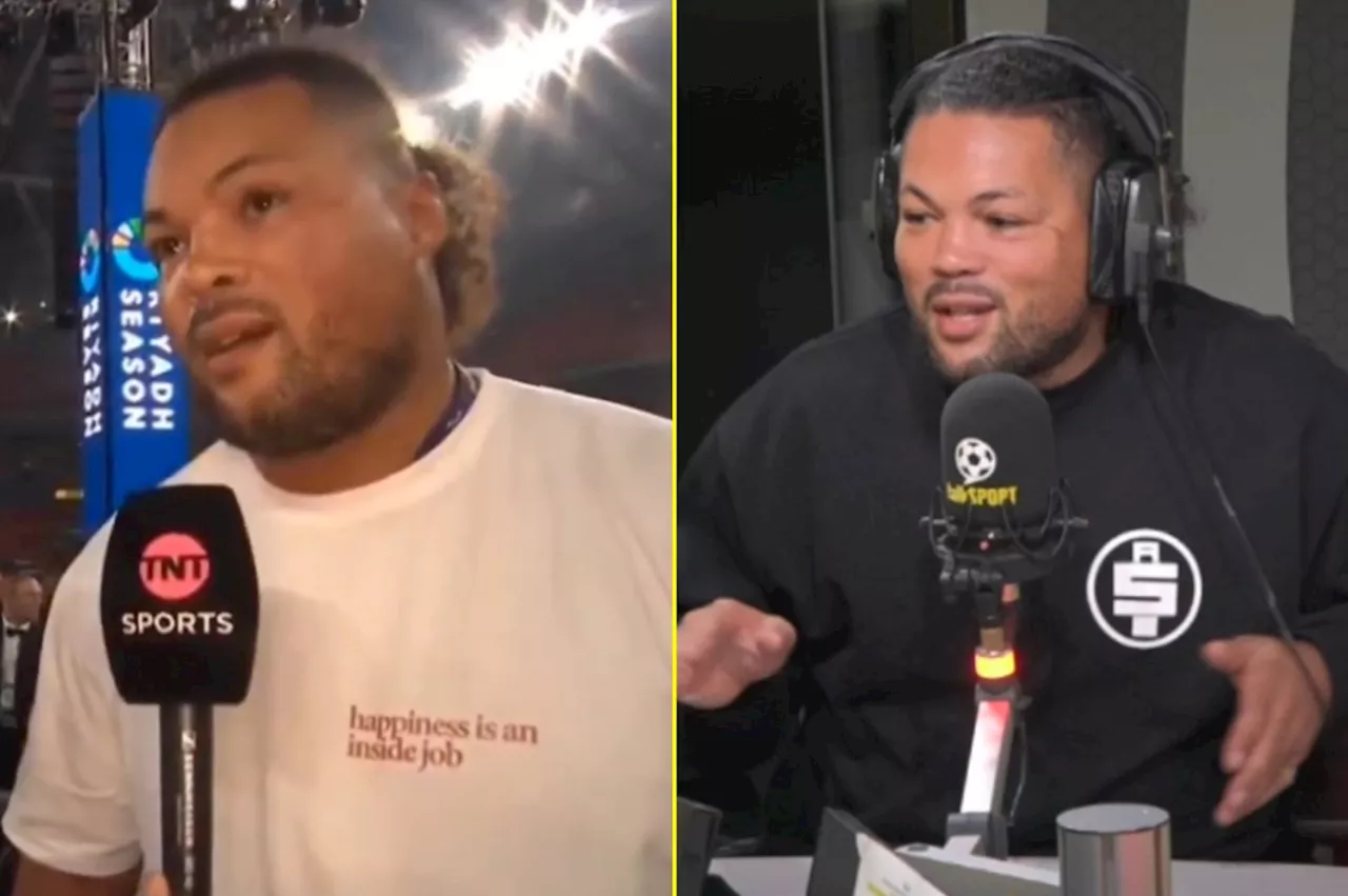 Joe Joyce explains viral interview which saw him ‘freeze’ mid-speech after Anthony Joshua vs Daniel Dub...