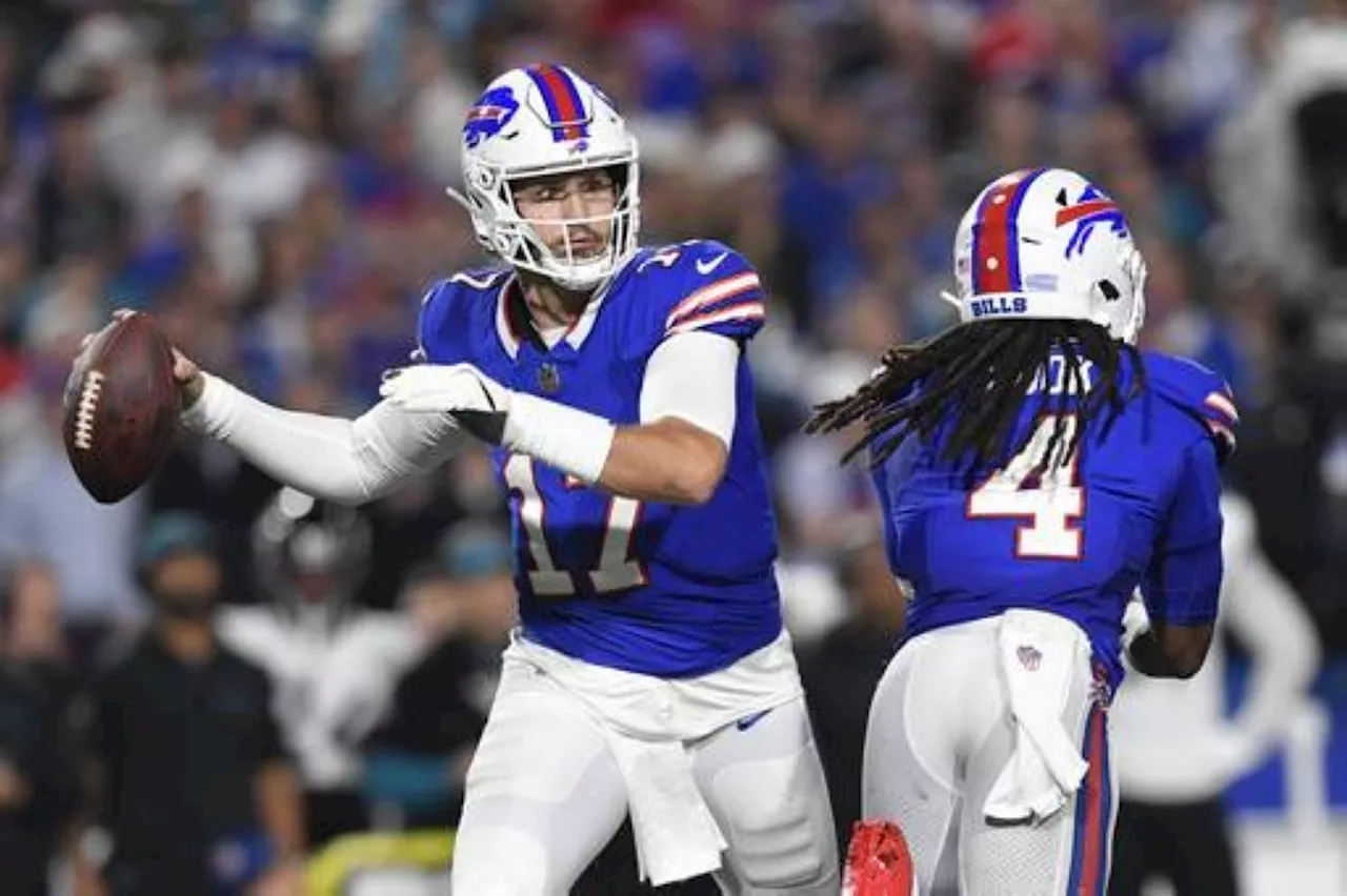 Allen throws 4 TD passes as Bills rout Jaguars