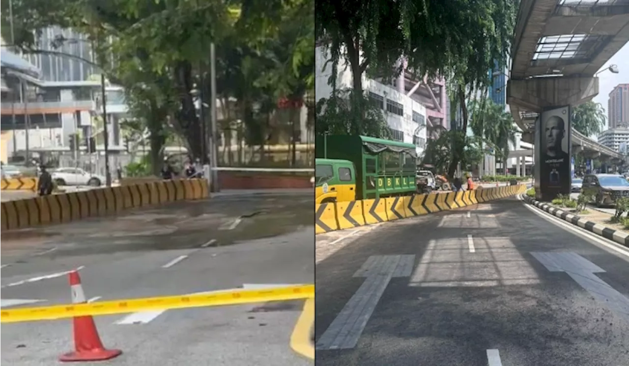 Tular Video Kononnya Tanah Mendap Di Jalan Sultan Ismail, Ini Penjelasan Dari DBKL